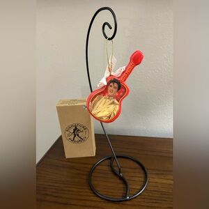 Elvis Presley Christmas Guitar Ornament
